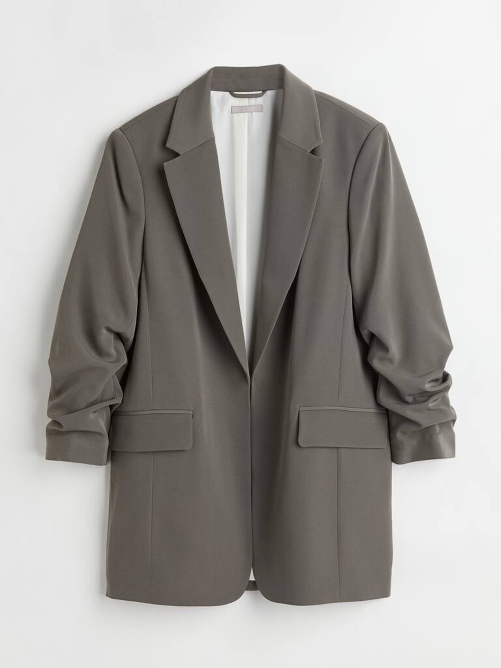 H&M - Ruched Sleeve Blazer Jacket